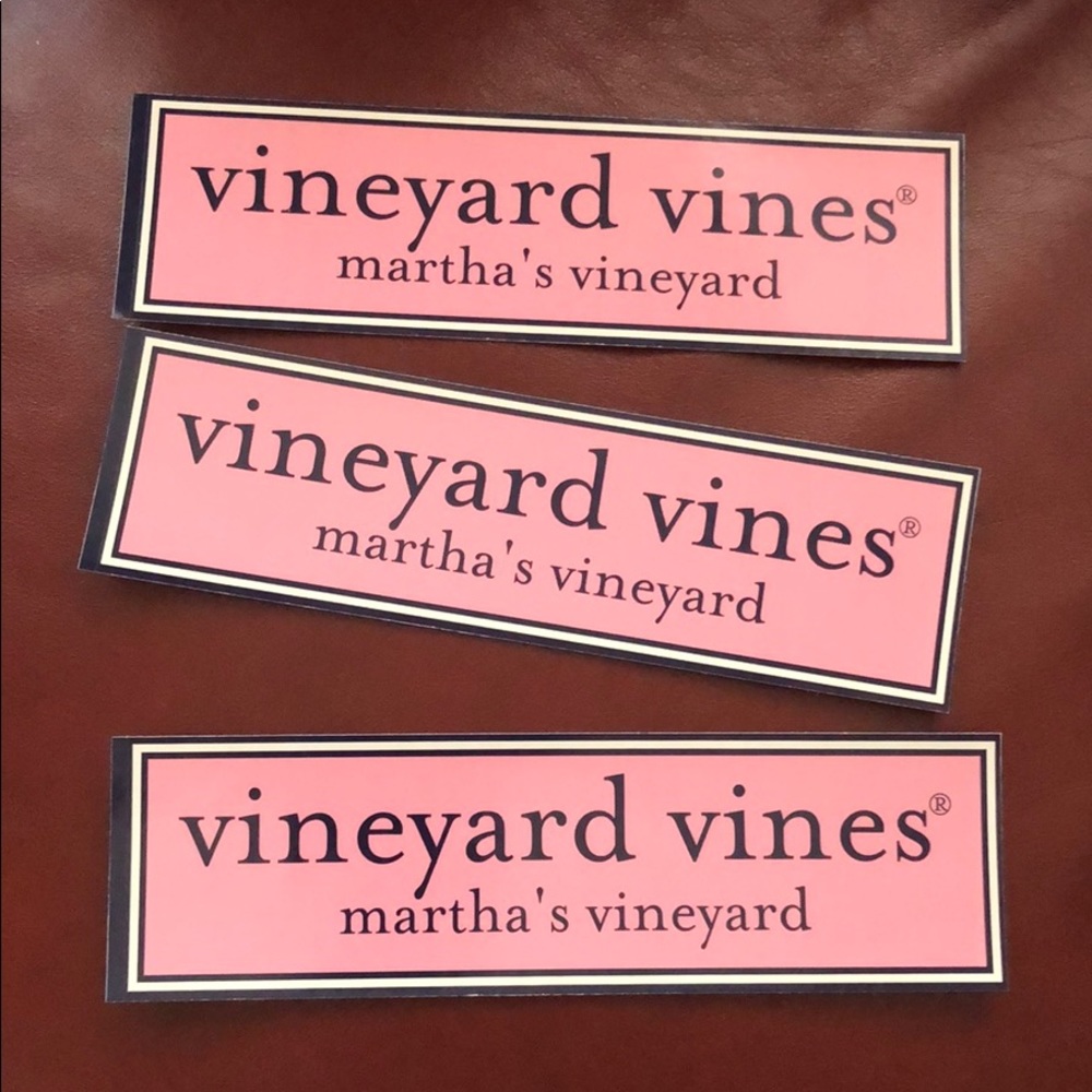 3 new vineyard vines stickers